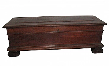 Bolognese walnut chest, 17th century