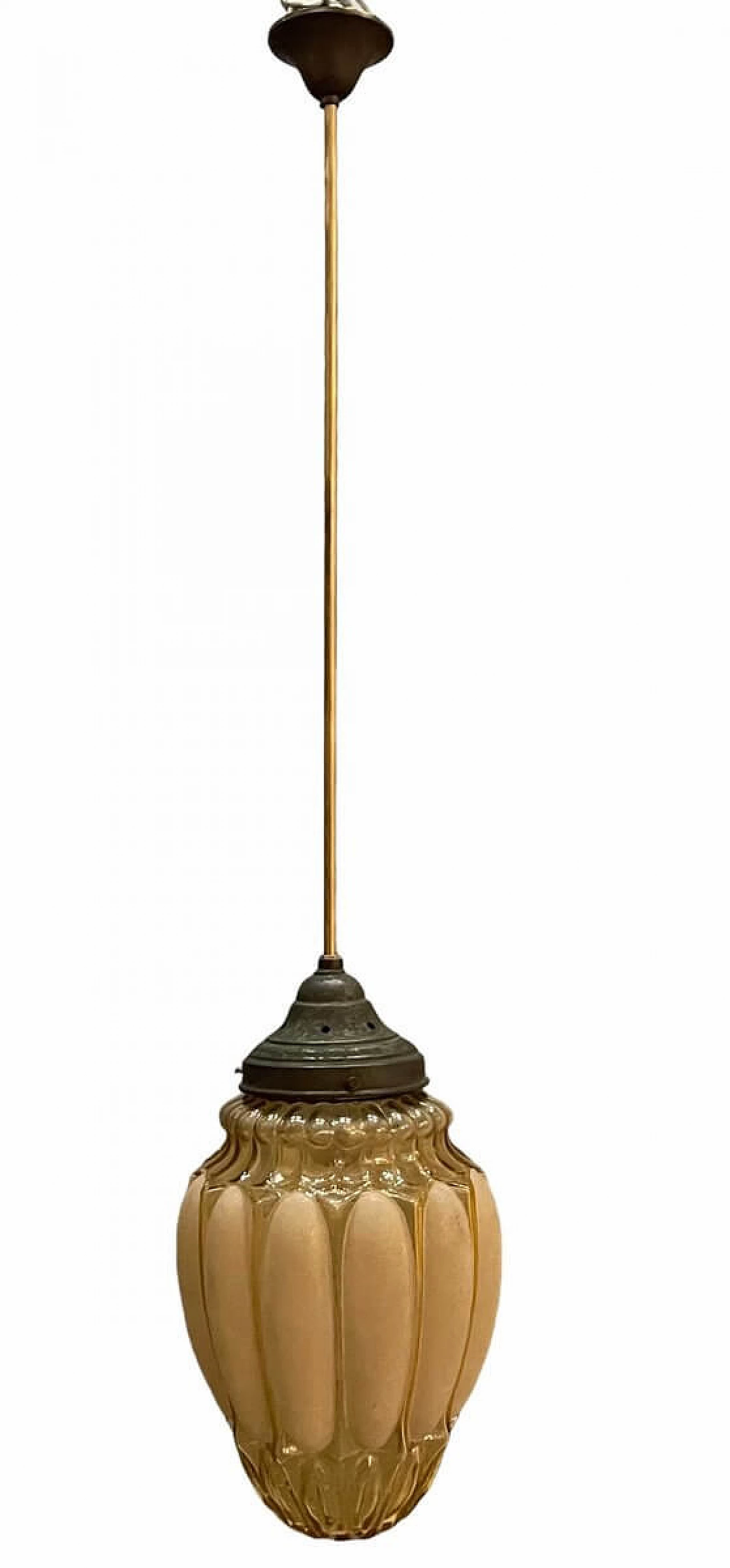 Glass pendant lamp, 1960s 1241567