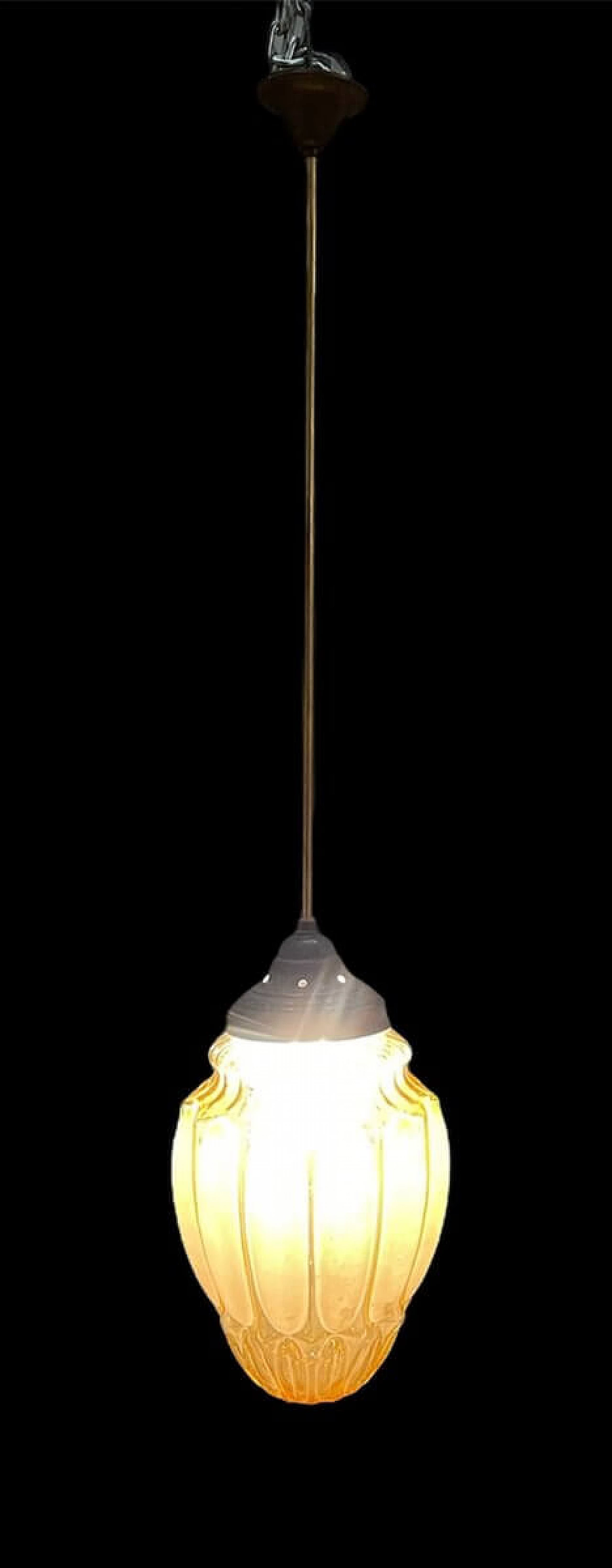 Glass pendant lamp, 1960s 1241568