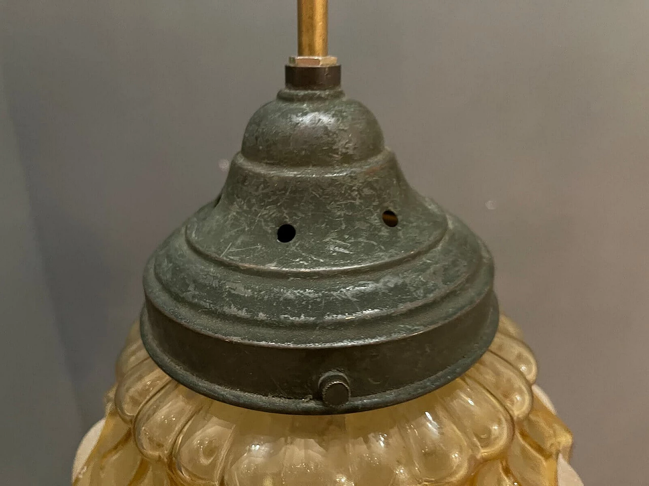 Glass pendant lamp, 1960s 1241571