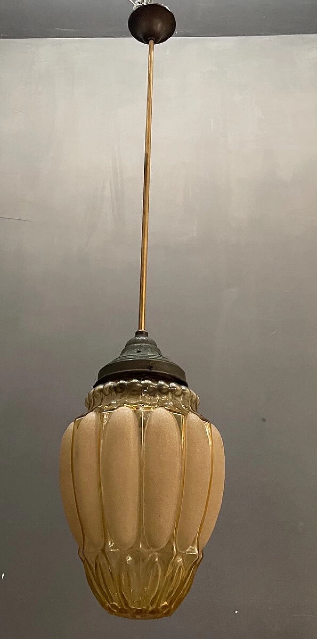 Glass pendant lamp, 1960s 1241573