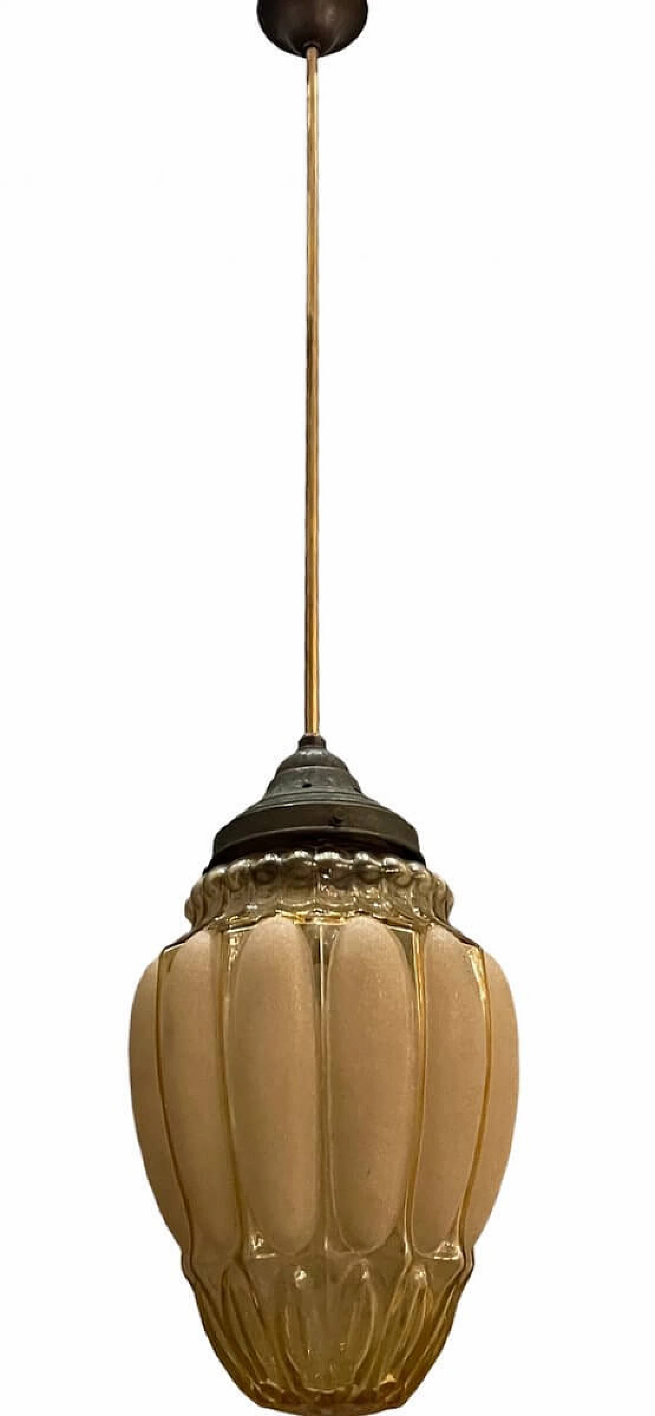 Glass pendant lamp, 1960s 1241574