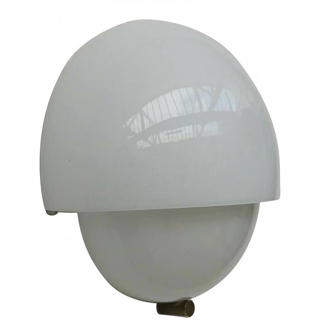 Mania wall lamp in glass, metal and brass by Vico Magistretti for Artemide, 70s 1241726