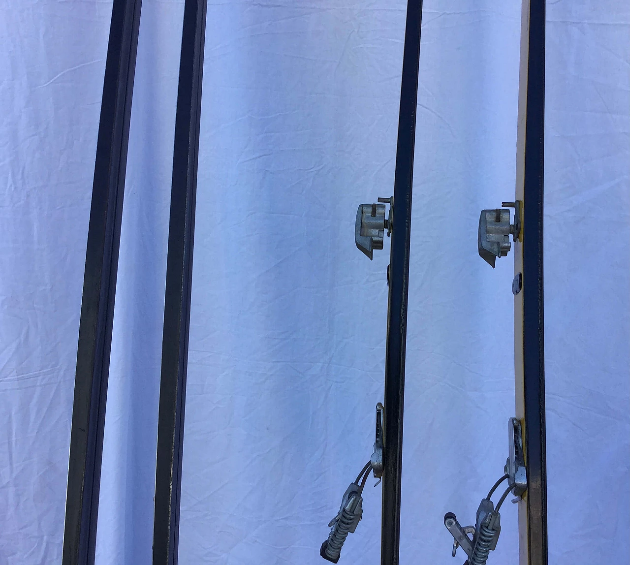 2 Pairs of Lamborghini Fuego and VSS skis, 70s 1241838