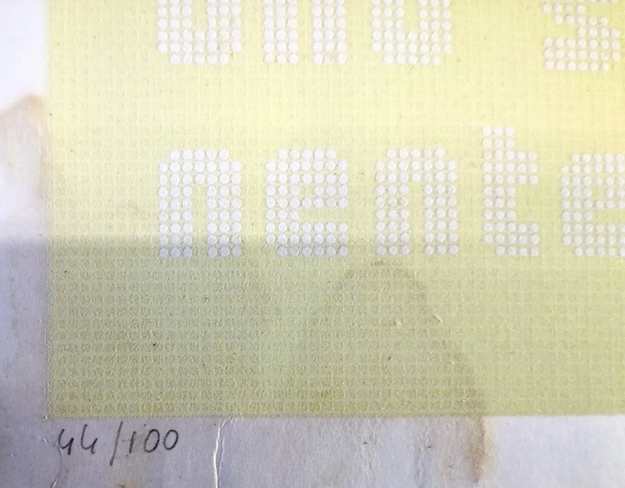 Grafica luminescente di Davide Boriani per Nikol Arte, 1973 1241843