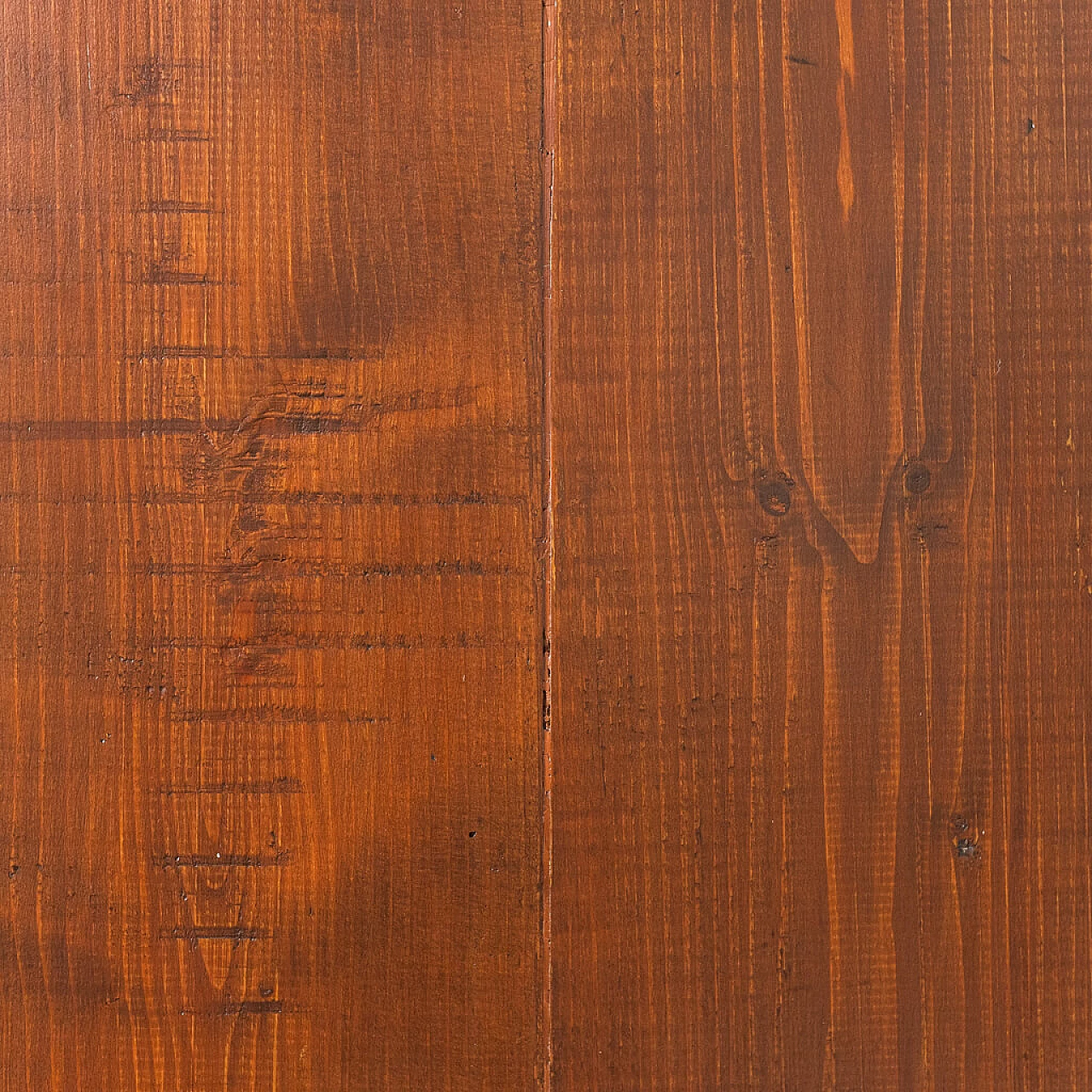 Chest of drawers in pine wood and glass, 1940s 1241856