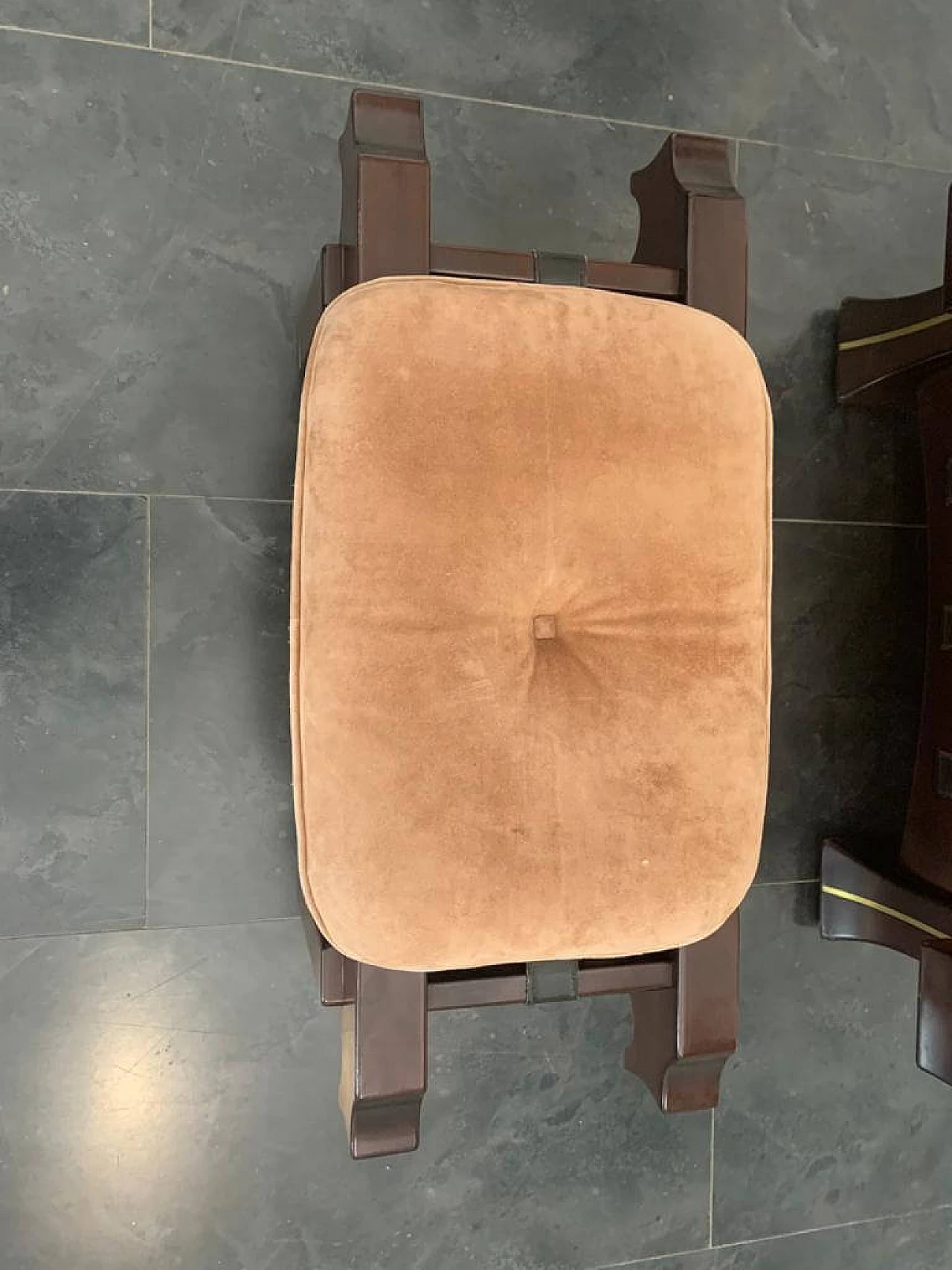 Armchair with footstool by Luciano Frigerio, 1960s 1241875