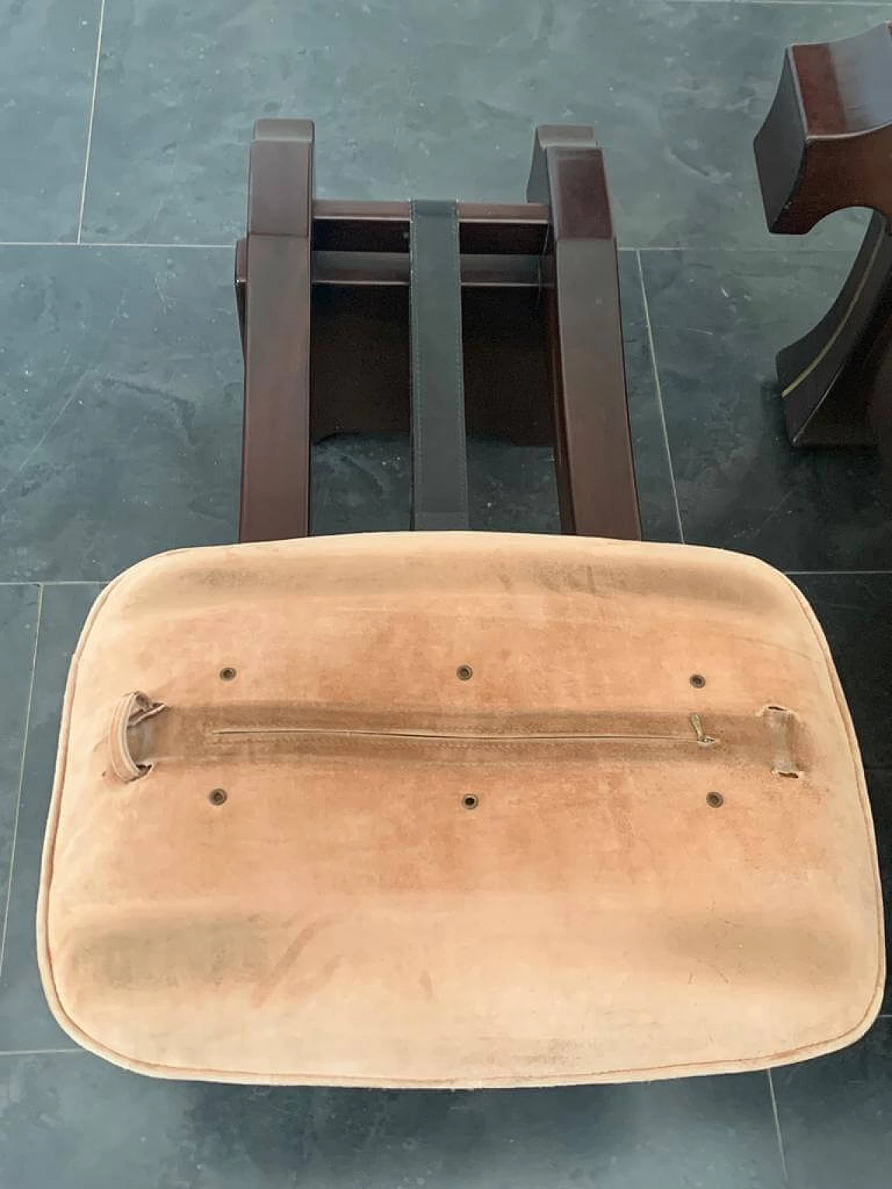 Armchair with footstool by Luciano Frigerio, 1960s 1241883