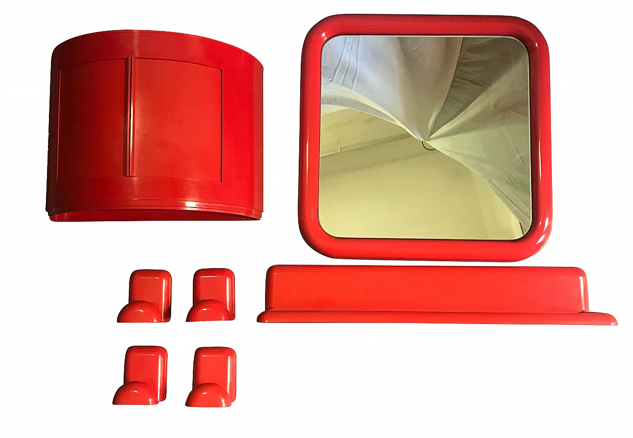 Bathroom set by Giorgina Castiglioni for Bilumen, 1960s 1242465