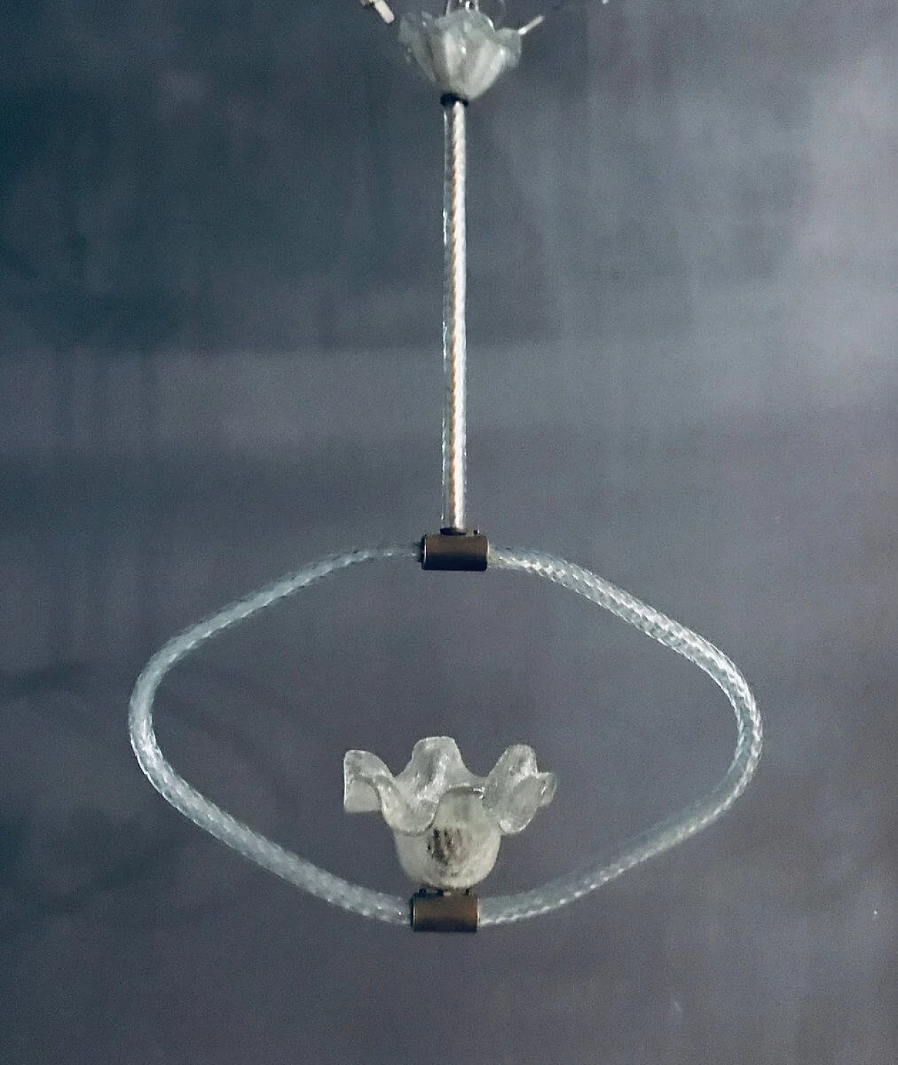 Art Deco Murano glass chandelier by Ercole Barovier, 1940s 1242579