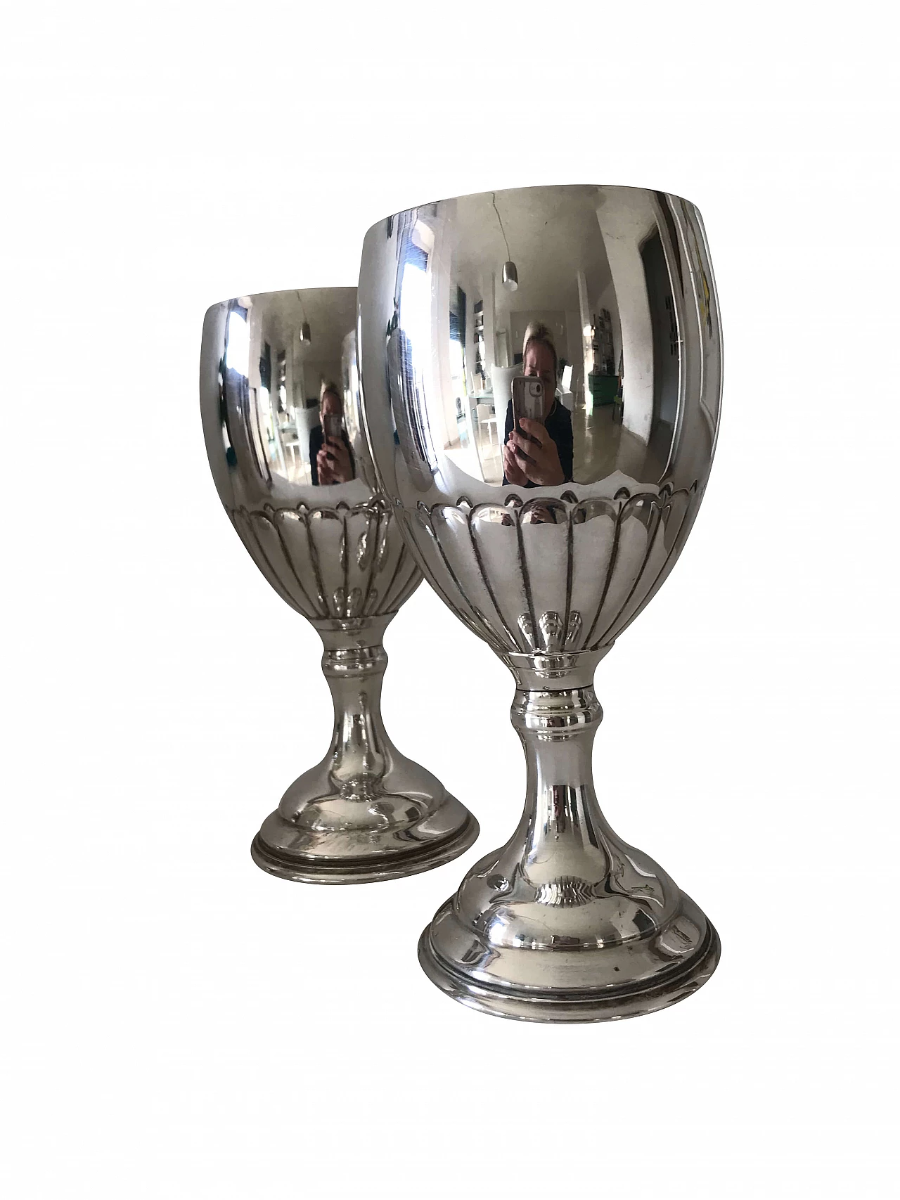 4 Calici in argento in stile Impero, inizio '900 1243017