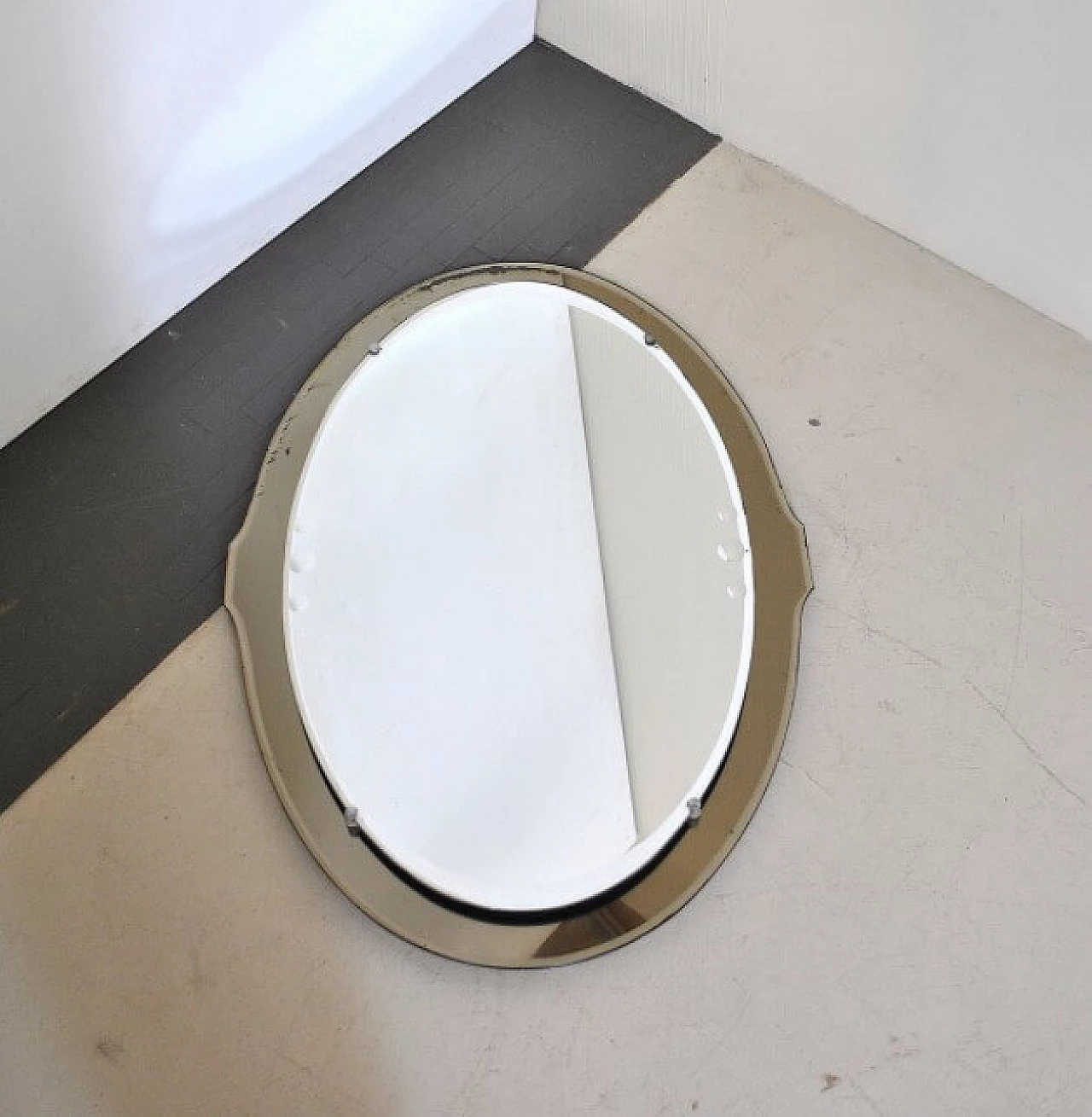 Specchio di Cristal Art, anni '50 1243045