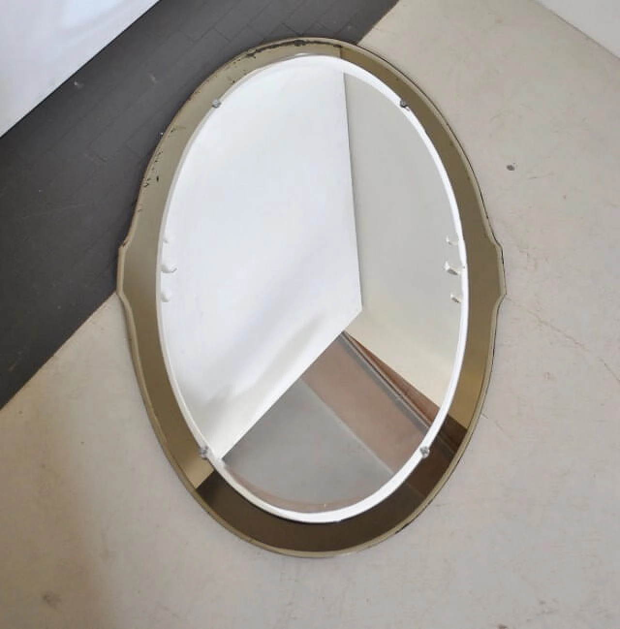 Specchio di Cristal Art, anni '50 1243046