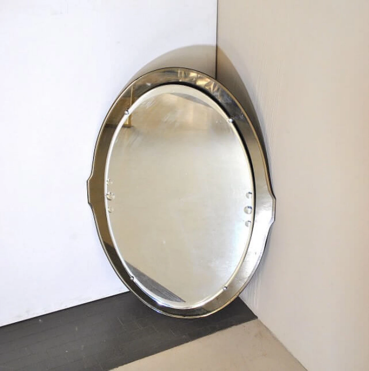 Specchio di Cristal Art, anni '50 1243047