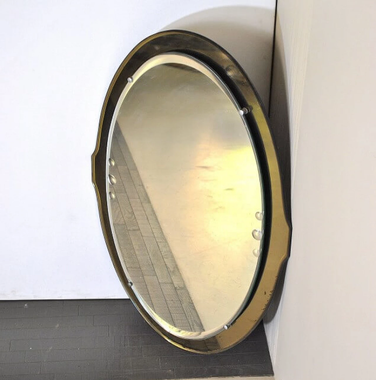 Specchio di Cristal Art, anni '50 1243048