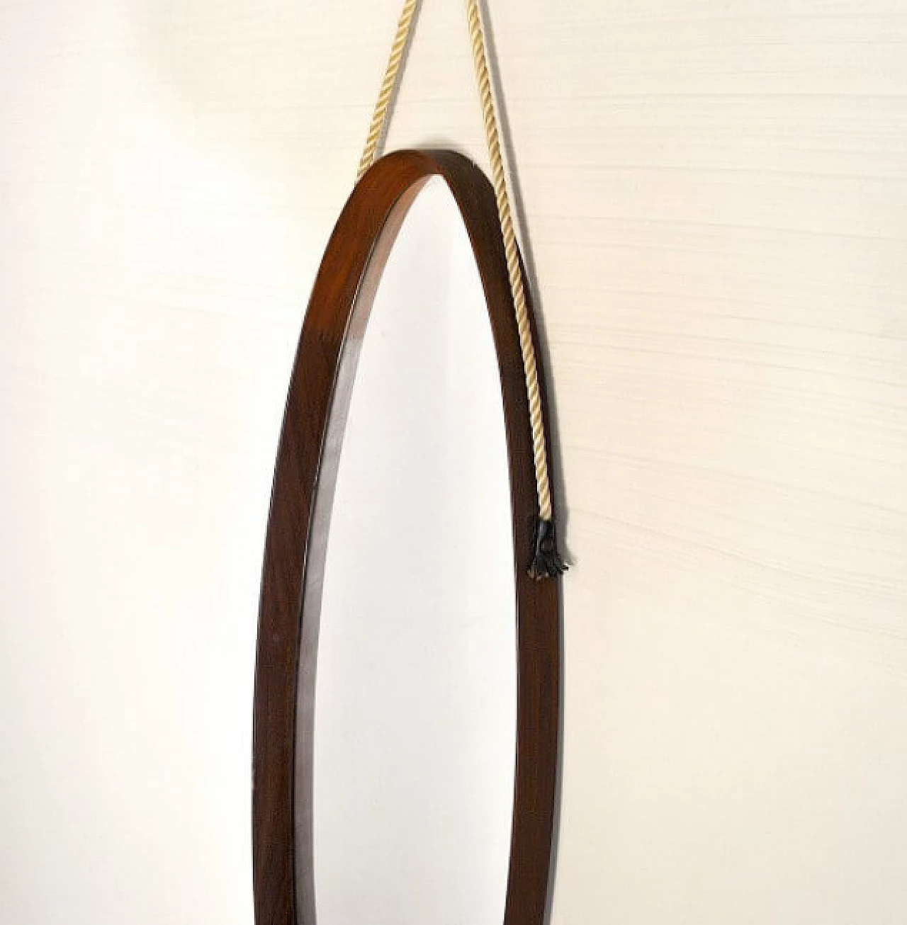 Mirror with pear wood frame, 60s 1243056