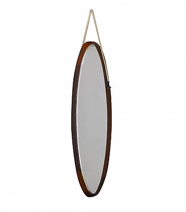 Mirror with pear wood frame, 60s