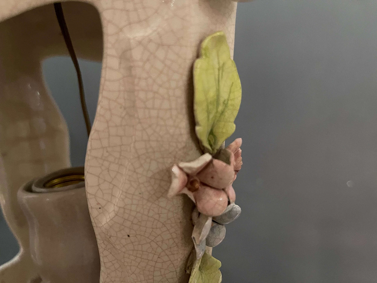 Lanterna in ceramica fatta a mano di Leoni S. Polo, anni '60 1243249