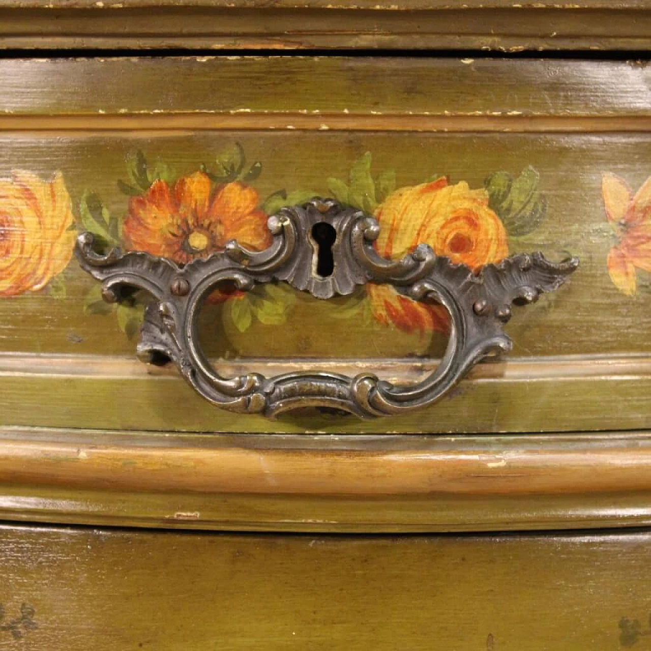 Venetian corner cabinet painted, from '900 1243270