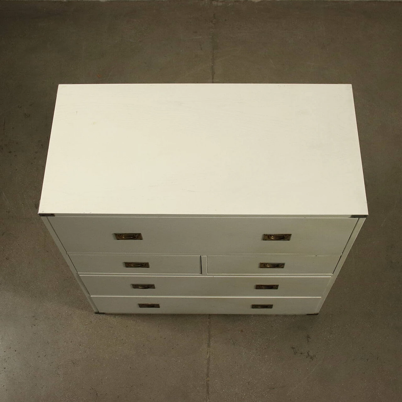 Vespucci chest of drawers in lacquered wood and brass by La Rinascente, 60s 1243550