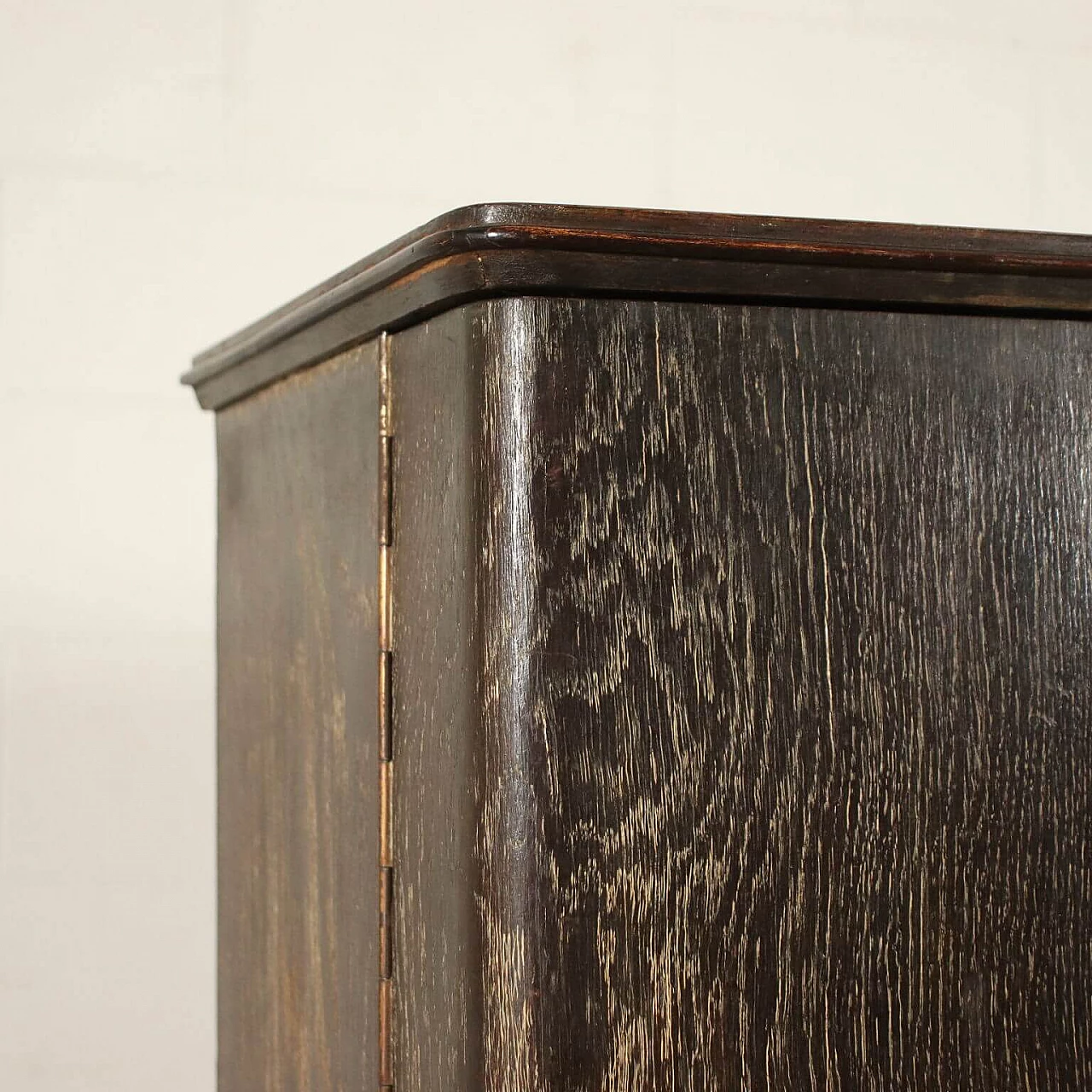 Mobile bar in rovere e specchio, anni '40 1243595