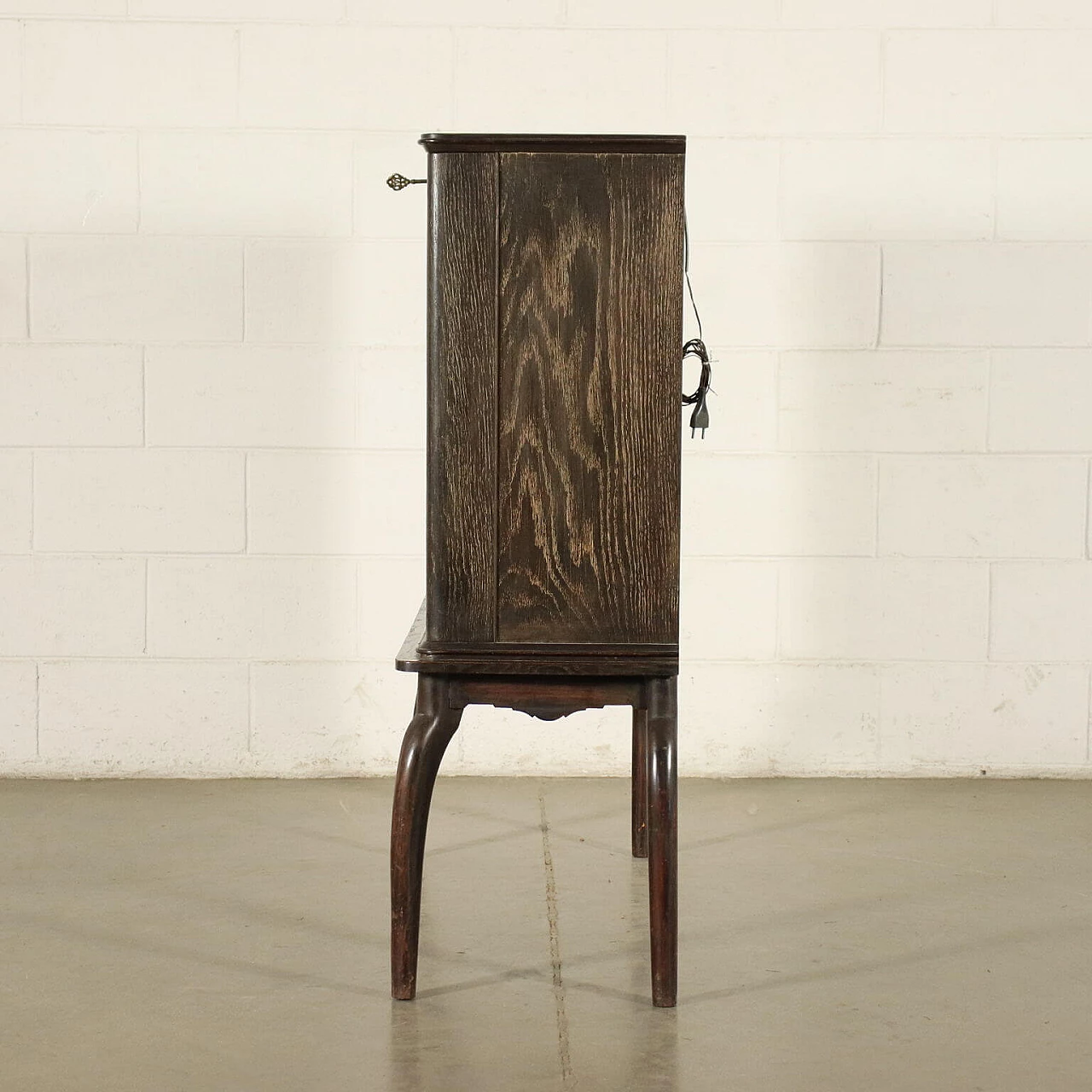 Bar cabinet in oak and mirror, 40s 1243608