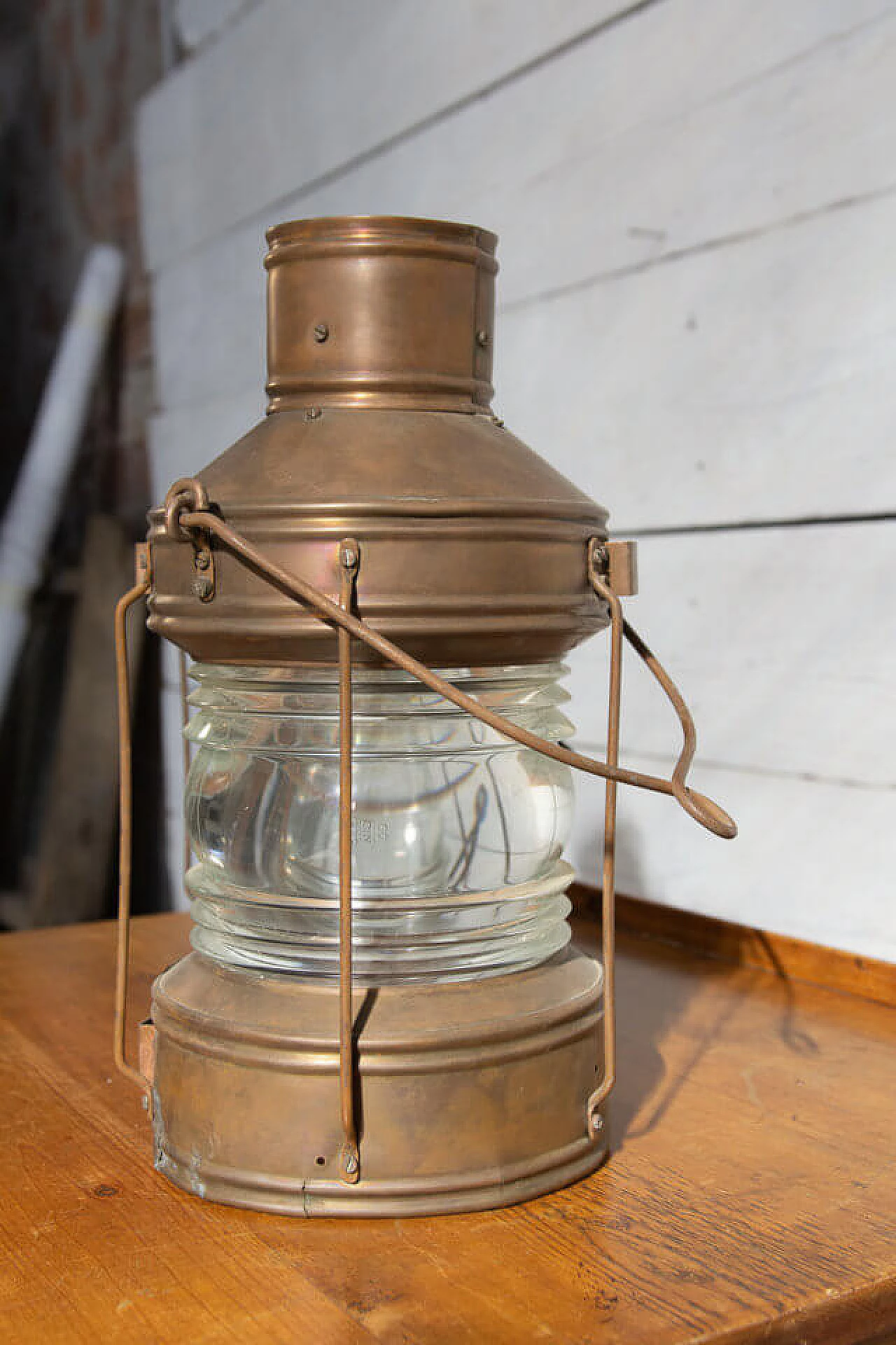 Pair of naval lanterns in copper, early '900 1243914