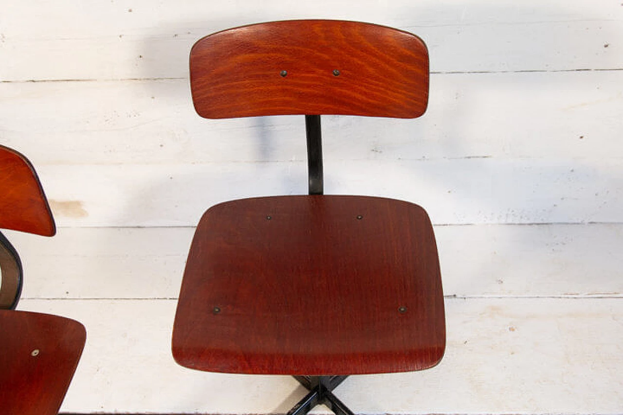 Coppia di sedie scolastiche, anni '60 1243946