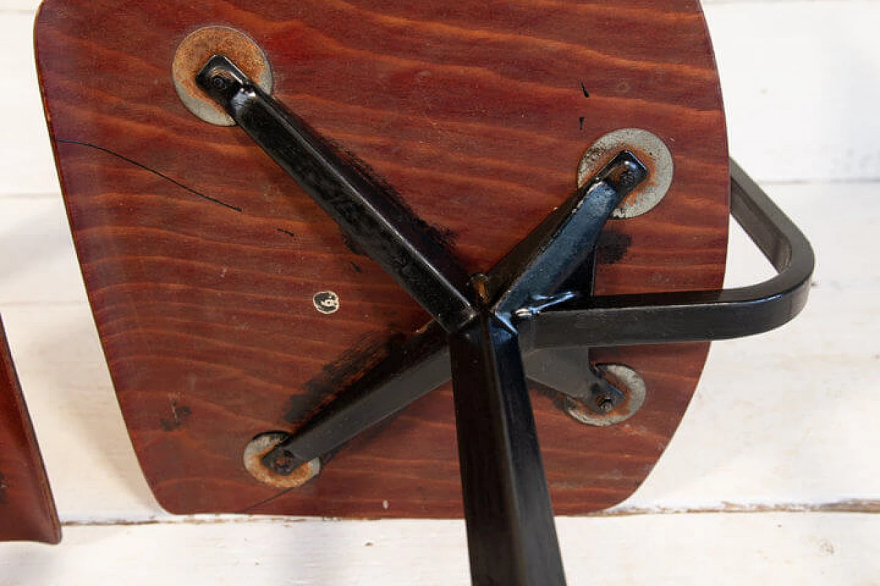 Coppia di sedie scolastiche, anni '60 1243953