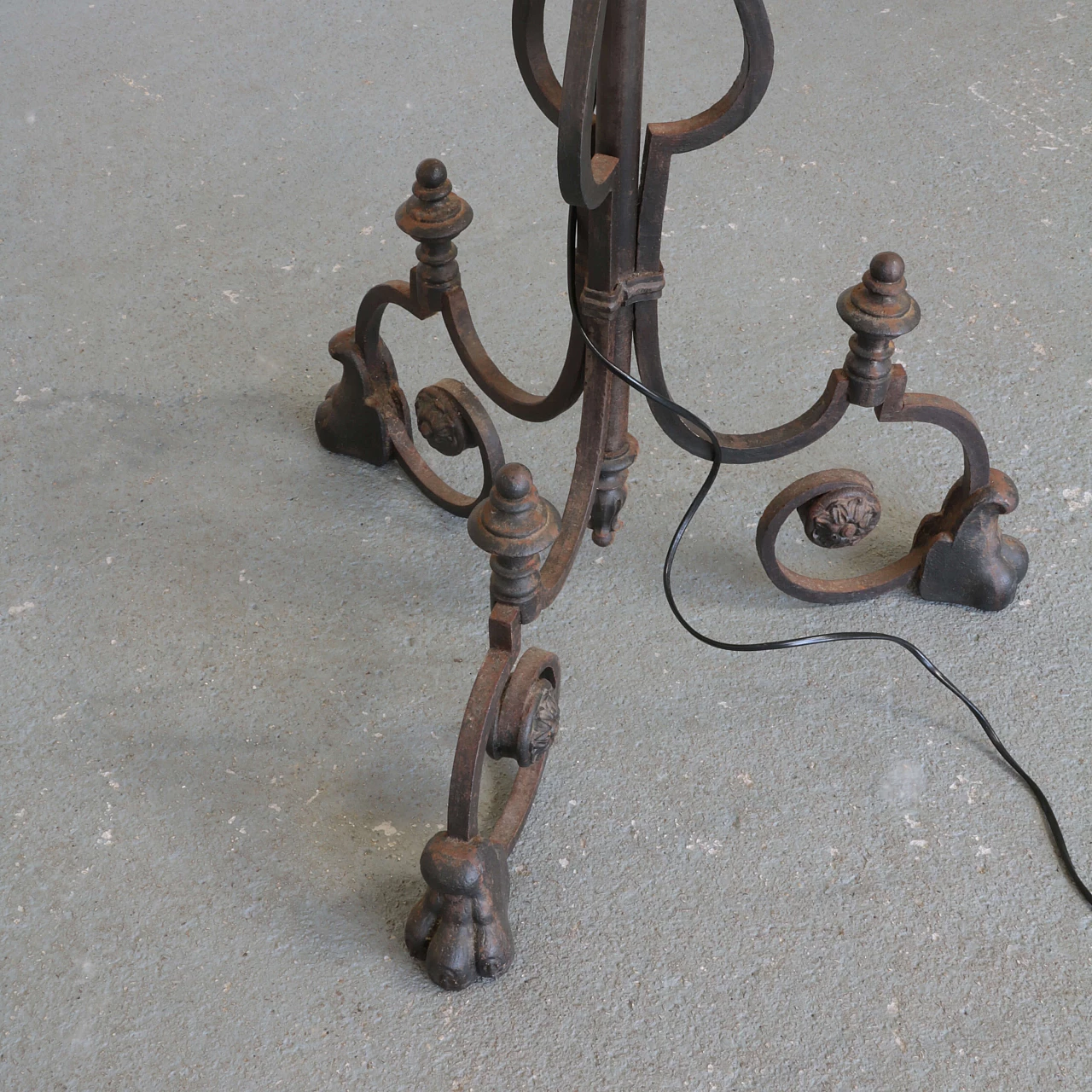 Iron floor lamp, 40s 1244001