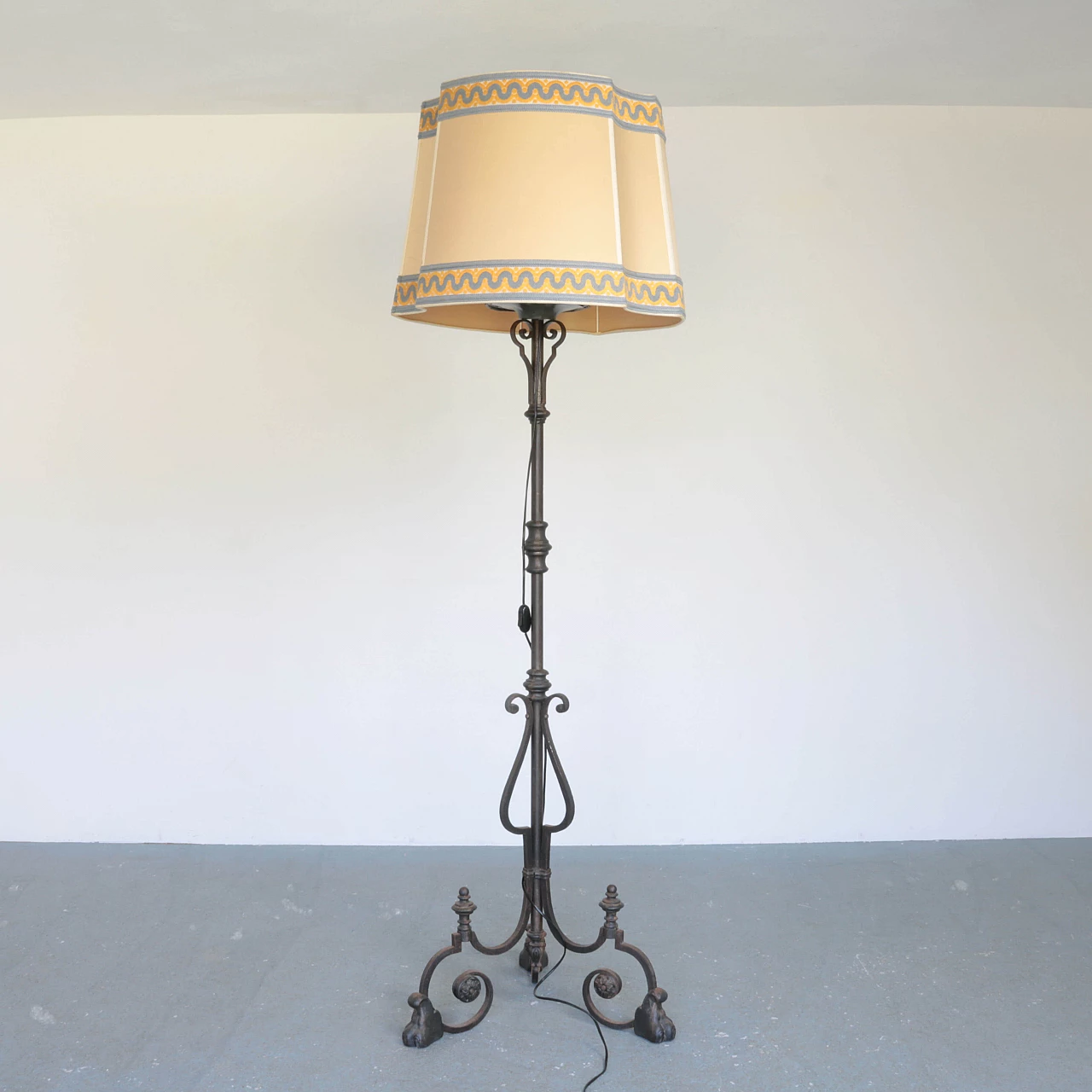 Iron floor lamp, 40s 1244005