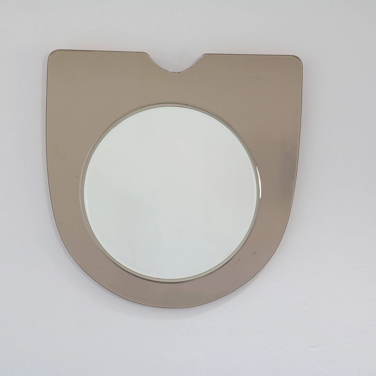 Large glass mirror, 70s 1244061