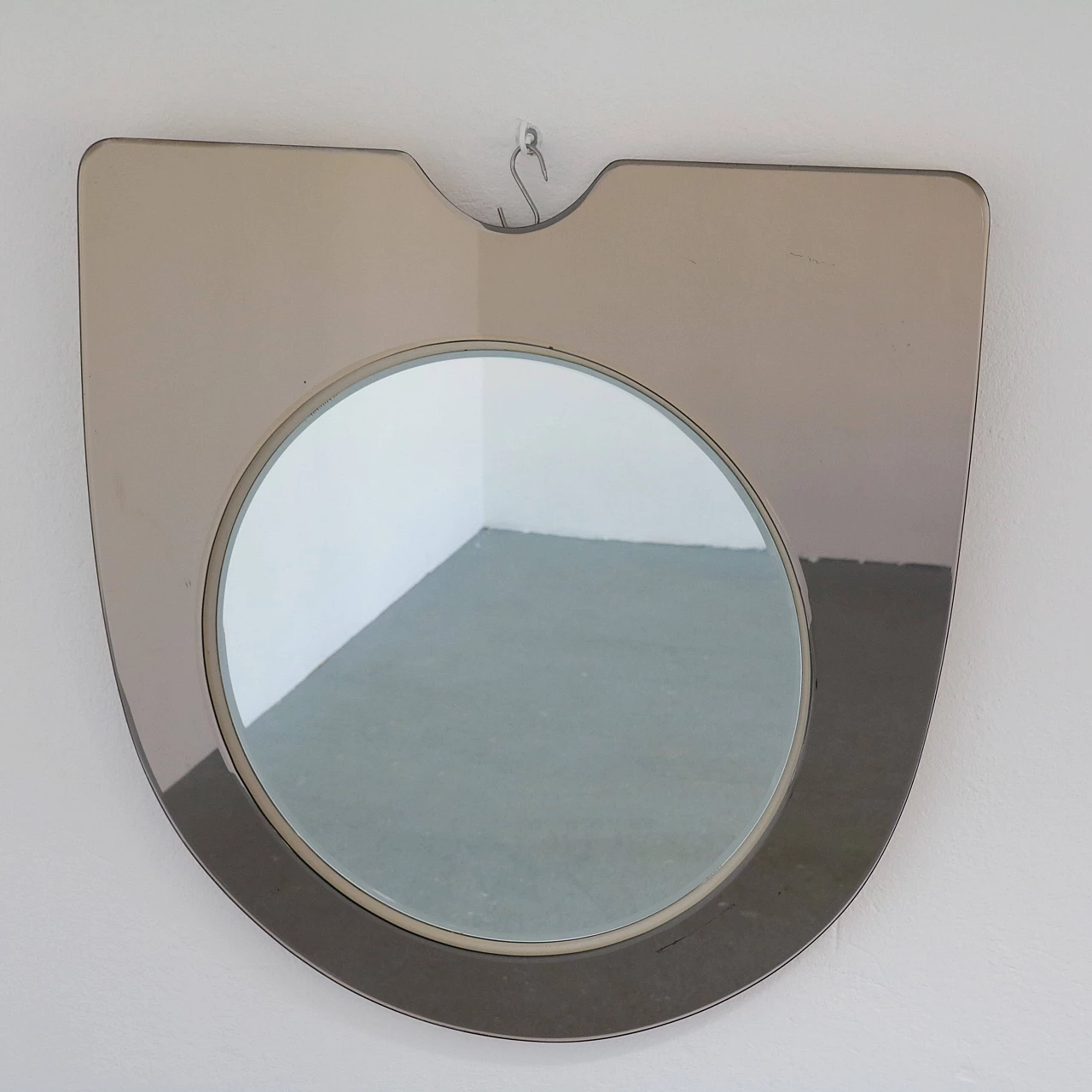Large glass mirror, 70s 1244069