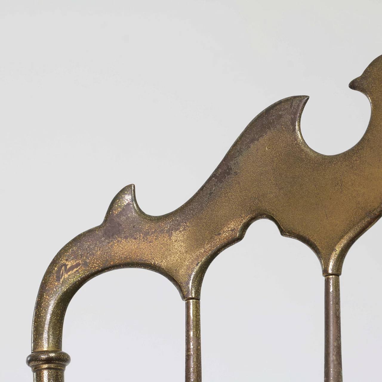 Coppia di sedie Chiavarine in ottone, anni '50 1244125