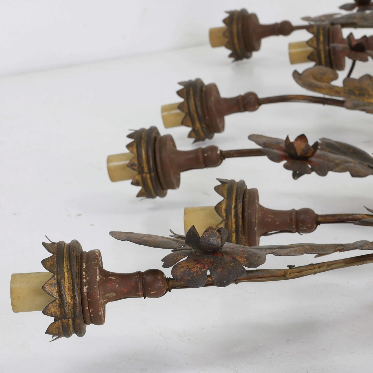 Grande applique in metallo del '700 1244253