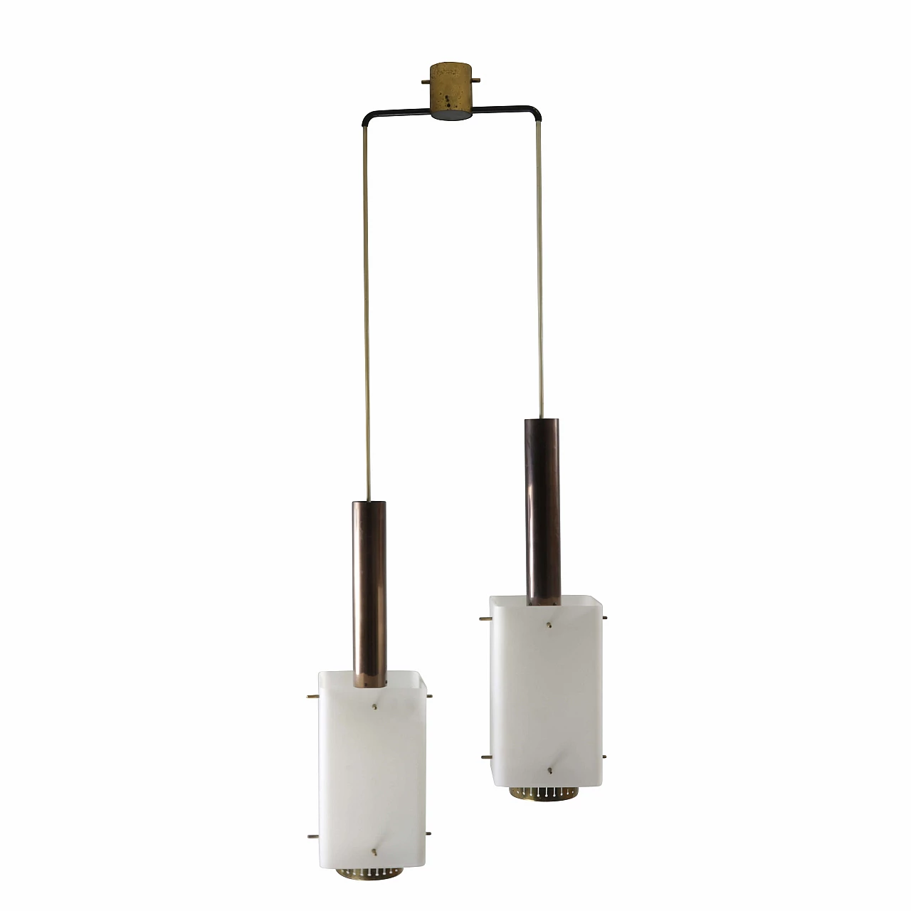 Two-light pendant lamp by Stilnovo, 1950s 1244377