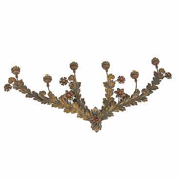 Large metal wall sconce from the 1700