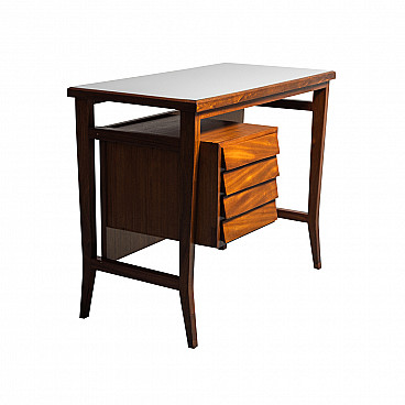 Wooden desk by Gio Ponti for Schirolli, 60s