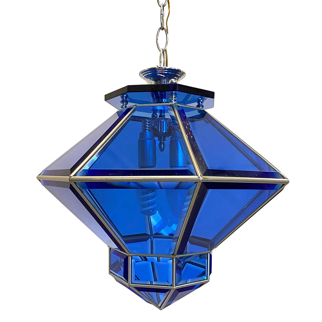 Beveled glass lantern, 60s 1244877