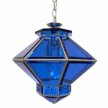 Beveled glass lantern, 60s