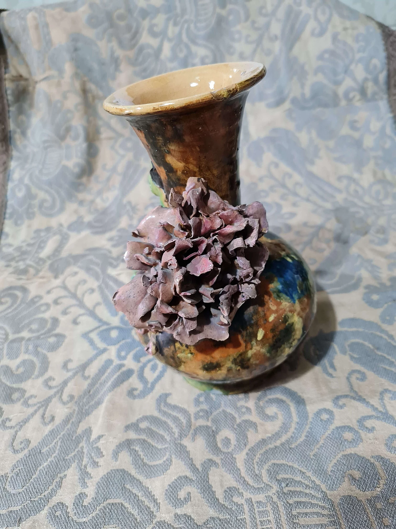 Ceramic floral vase by Prof. Lodi, 1881 1244900