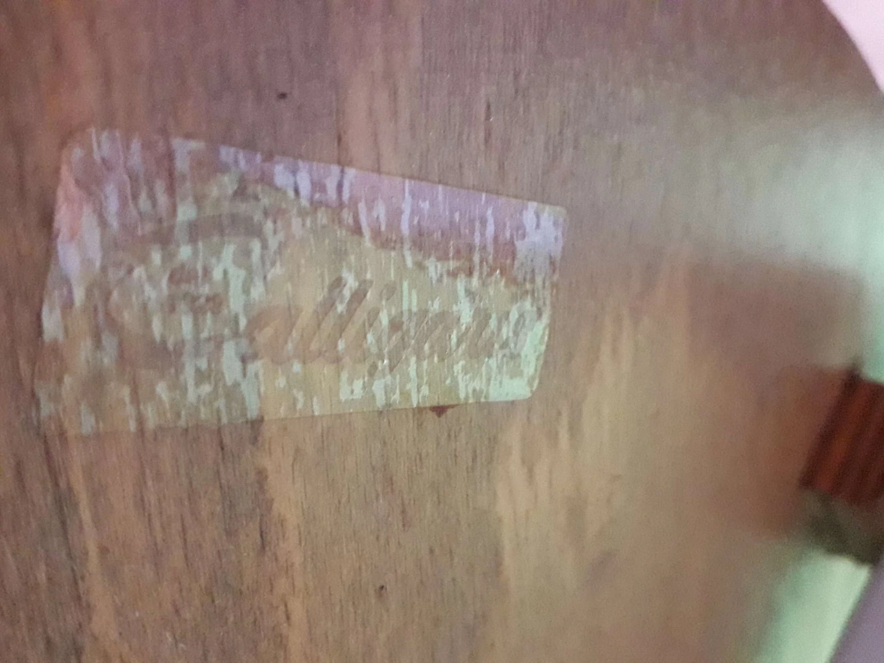 4 Iron and cherry wood dining chairs by Calligaris, 1990s 1244910