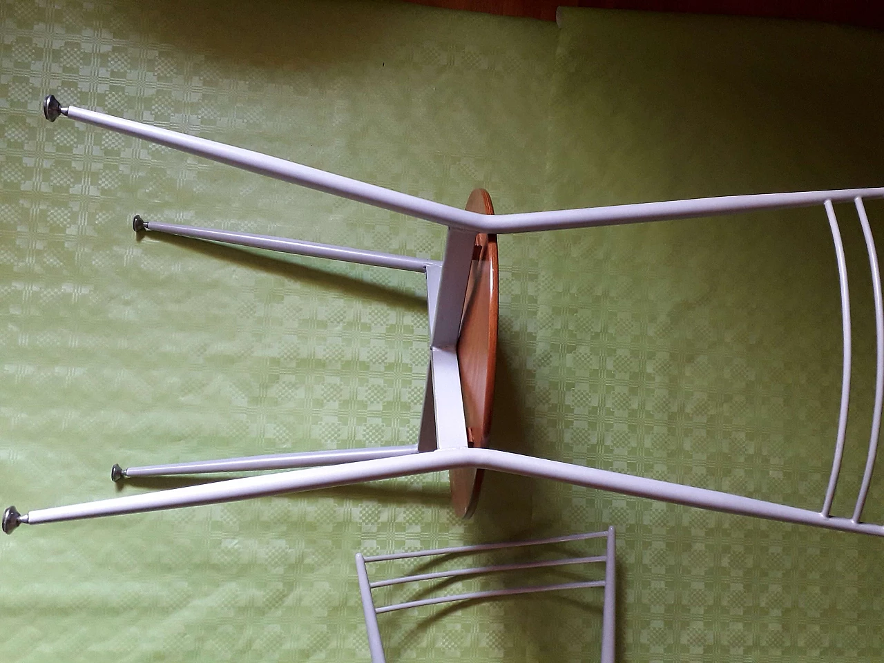 4 Iron and cherry wood dining chairs by Calligaris, 1990s 1244911