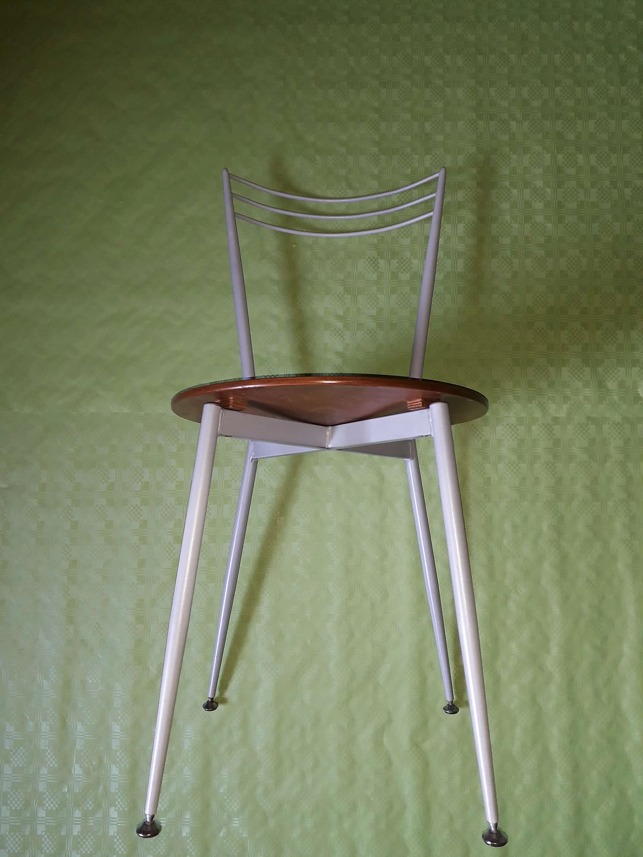 4 Iron and cherry wood dining chairs by Calligaris, 1990s 1244915