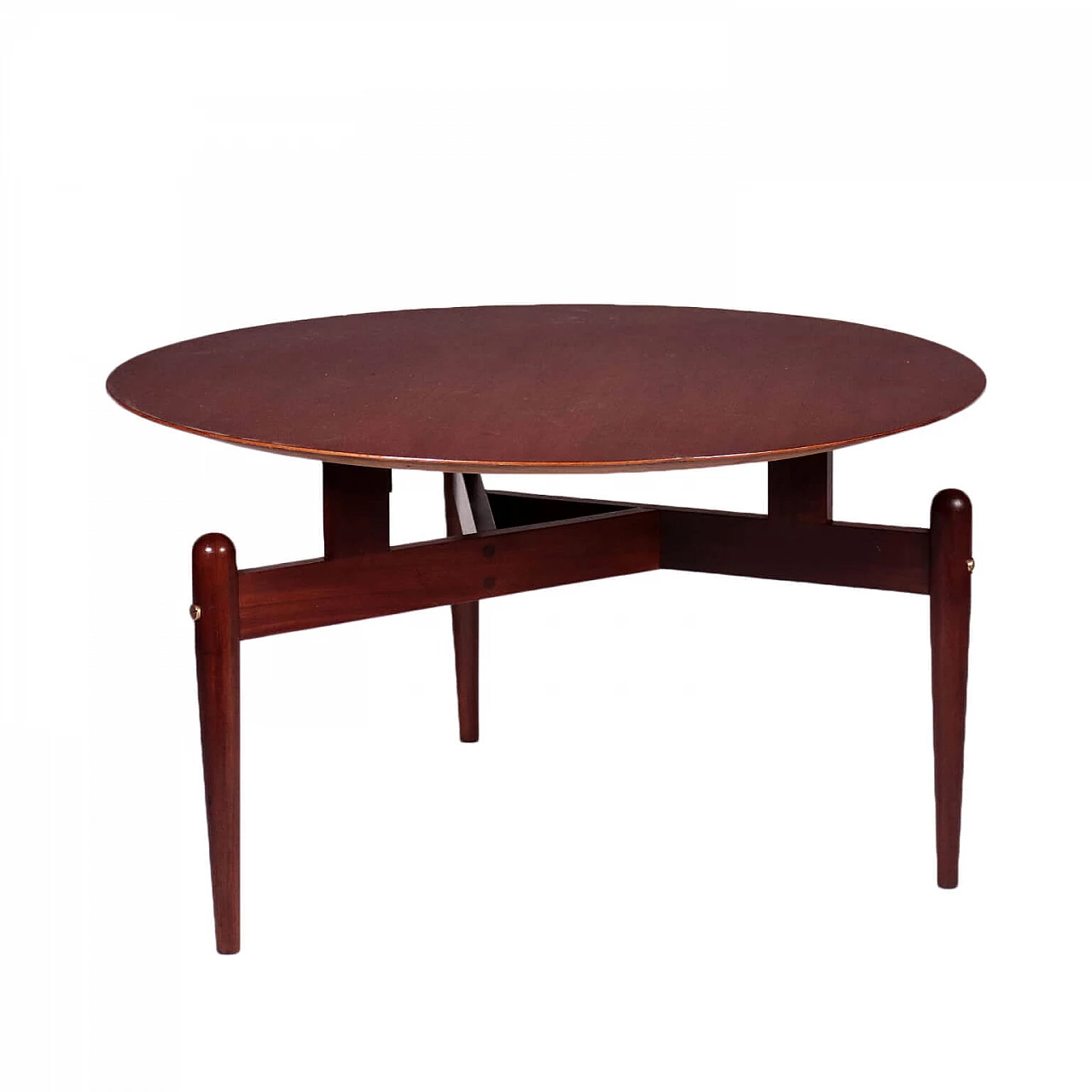 Coffee table in solid teak, 50s 1245083