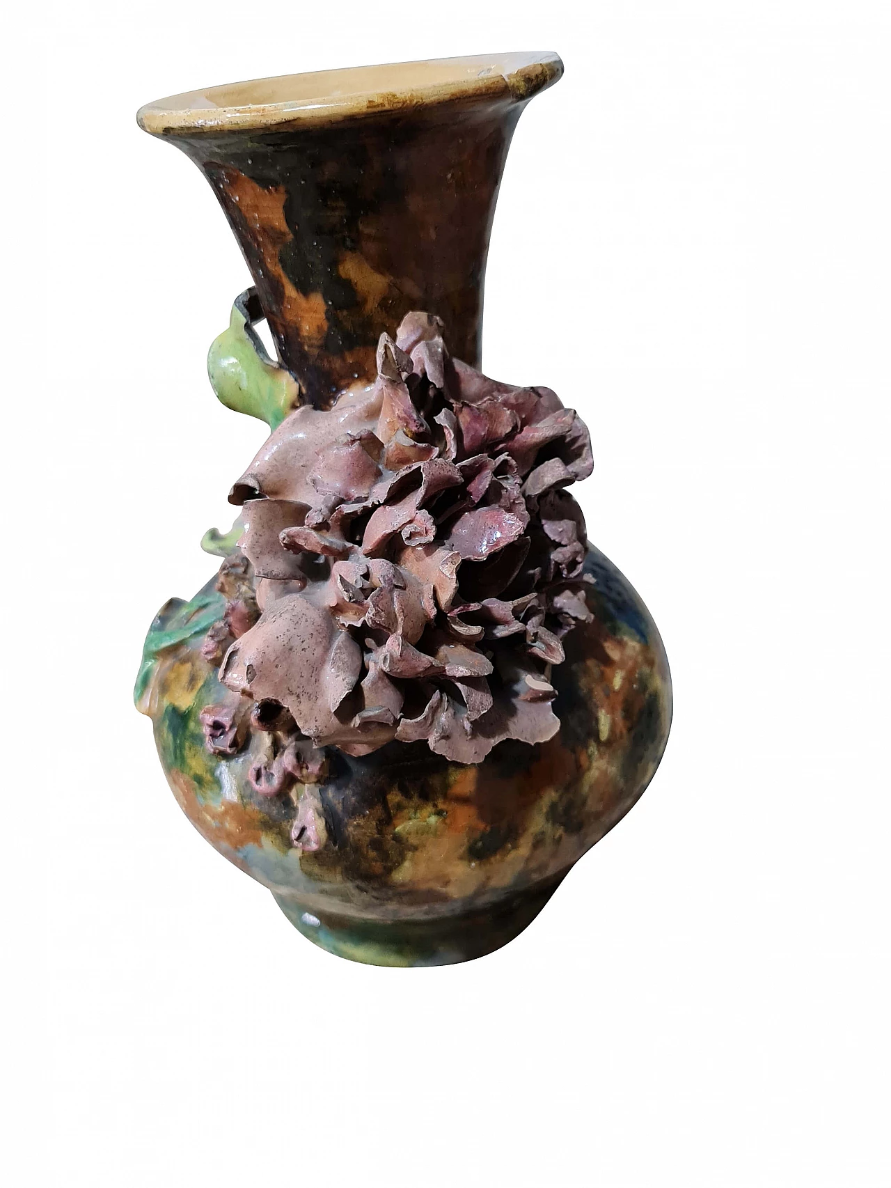 Ceramic floral vase by Prof. Lodi, 1881 1245154