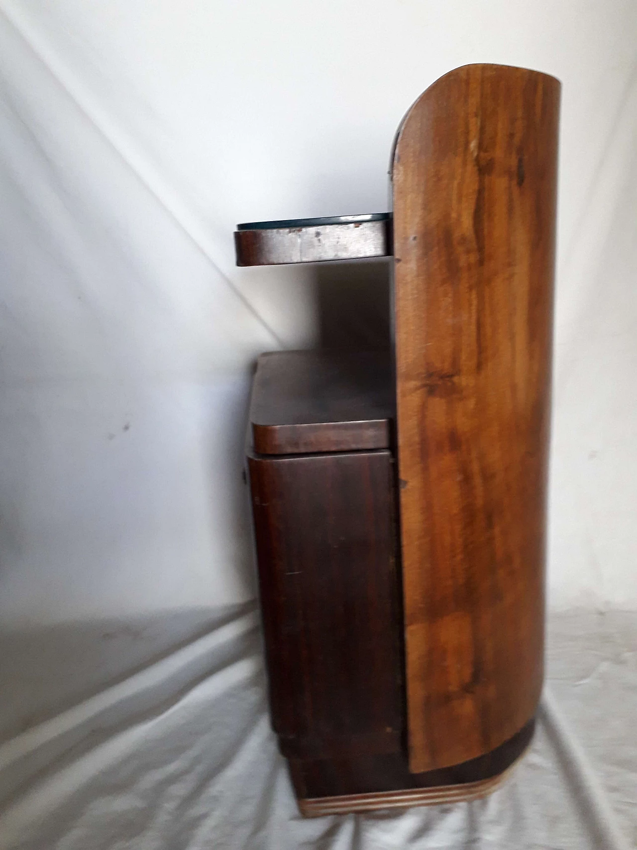 Coppia comodini Art Decò in palissandro, anni '30 1245388