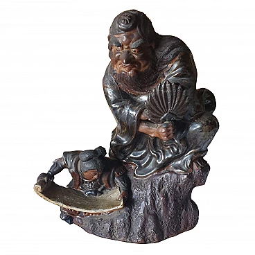 Statua in terracotta periodo tardo Meiji, '800