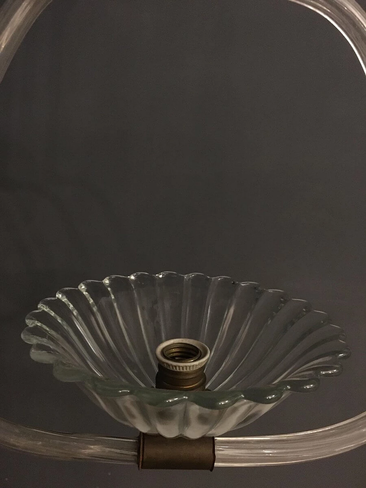 Art Deco Murano Glass Pendant Lamp by Ercole Barovier, 1940s 1245803