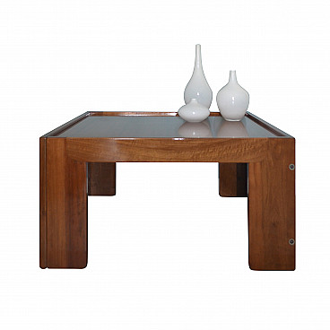 Rosewood coffee table by Afra and Tobia Scarpa, 1968